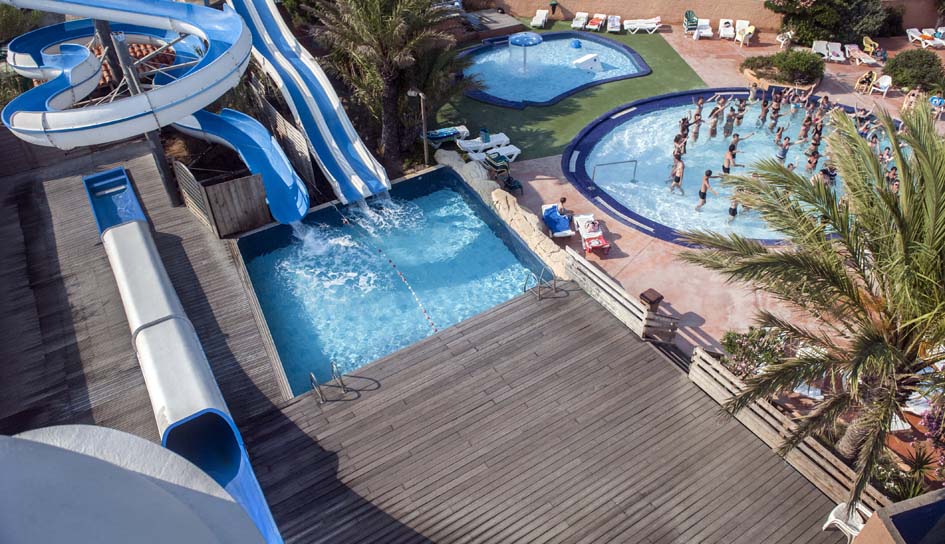 Camping Mar Estang in Canet-en-Roussillon, Okzitanien, Frankreich.
