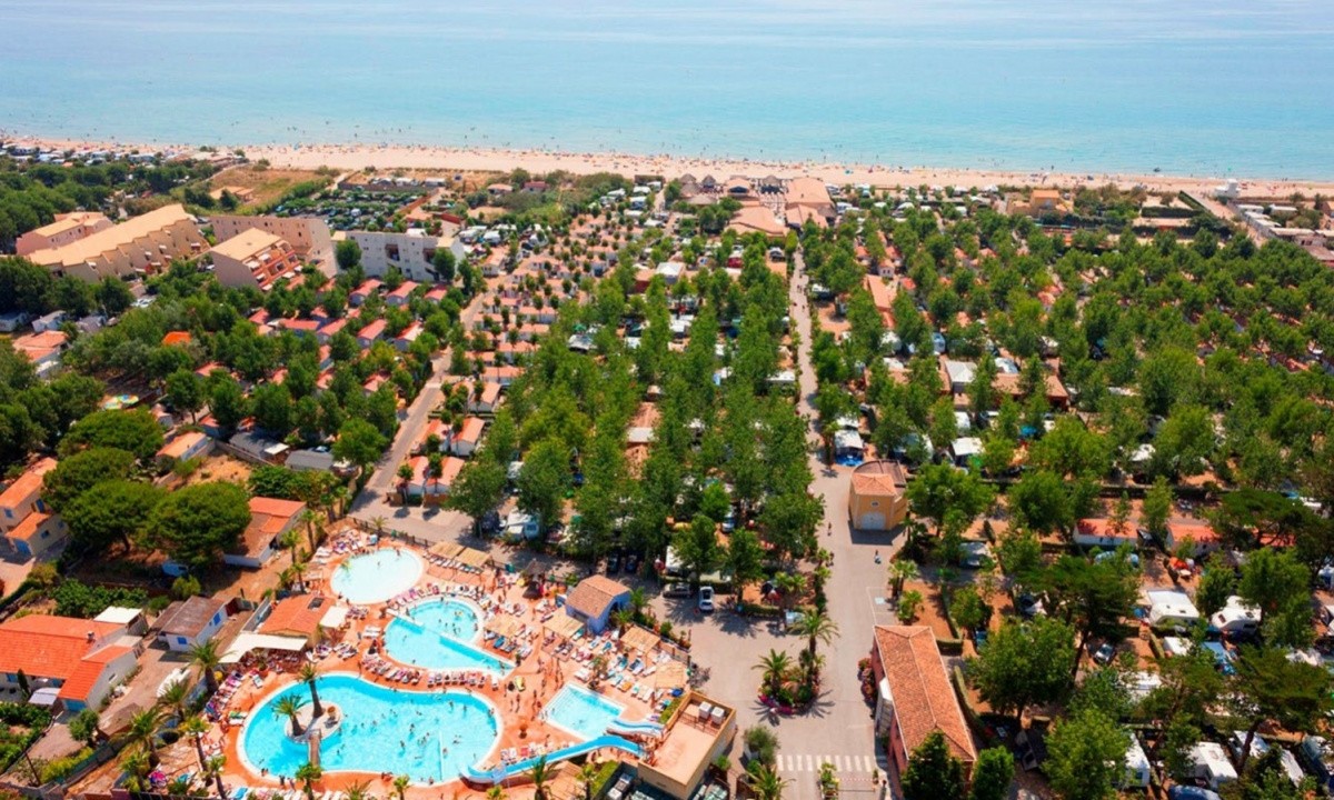 Campingplatz Nouvelle Floride in Marseillan, Okzitanien, Frankreich
