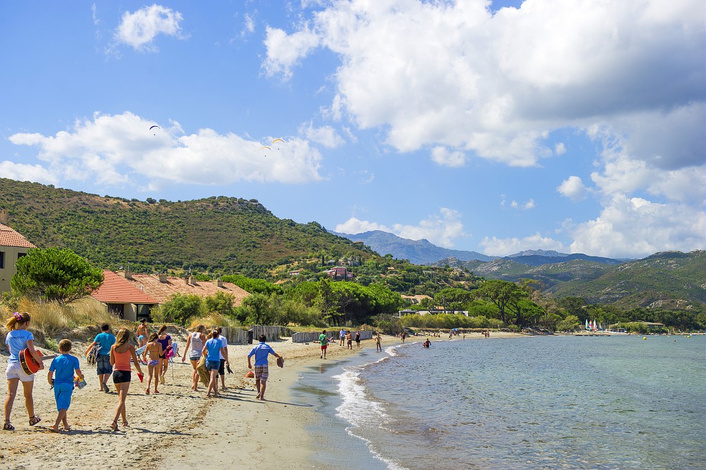 Campingplatz Kalliste in Saint-Florent, Korsika, Frankreich