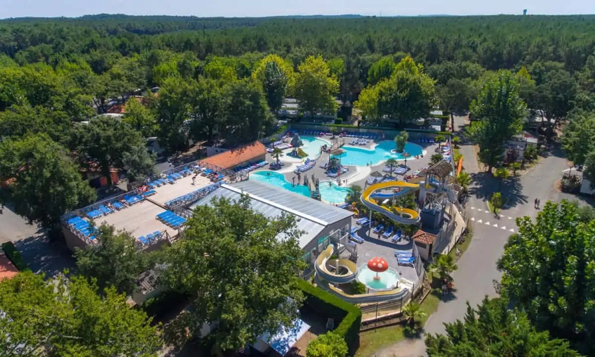 Camping-Lou-Pignada-Messanges-overzicht Camping-Lou-Pignada-Messanges-overzicht