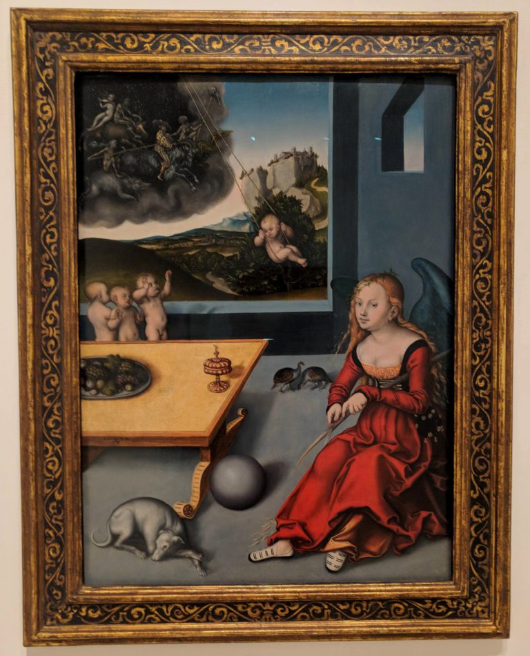 Bezienswaardigheden Colmar Unterlinden Lucas Cranach le melancolie 1532 768x950