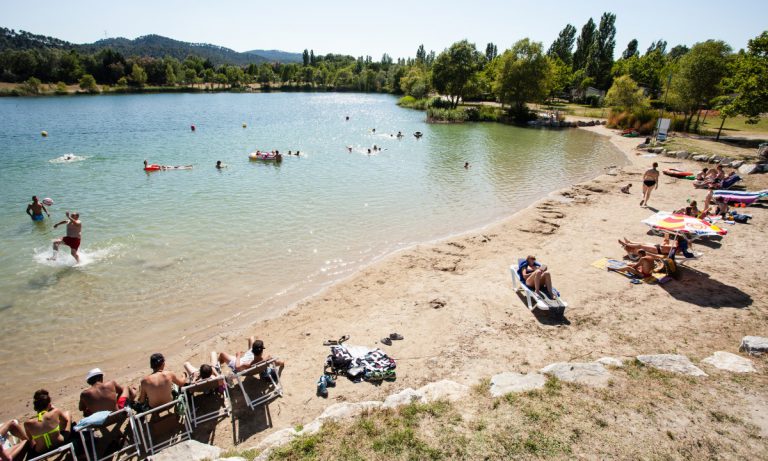 Camping Le Val de Durance strand 768x461