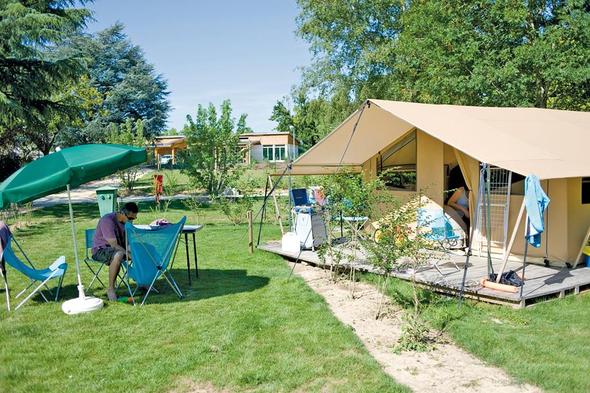 Camping Le Nid du Parc lodgetent huren