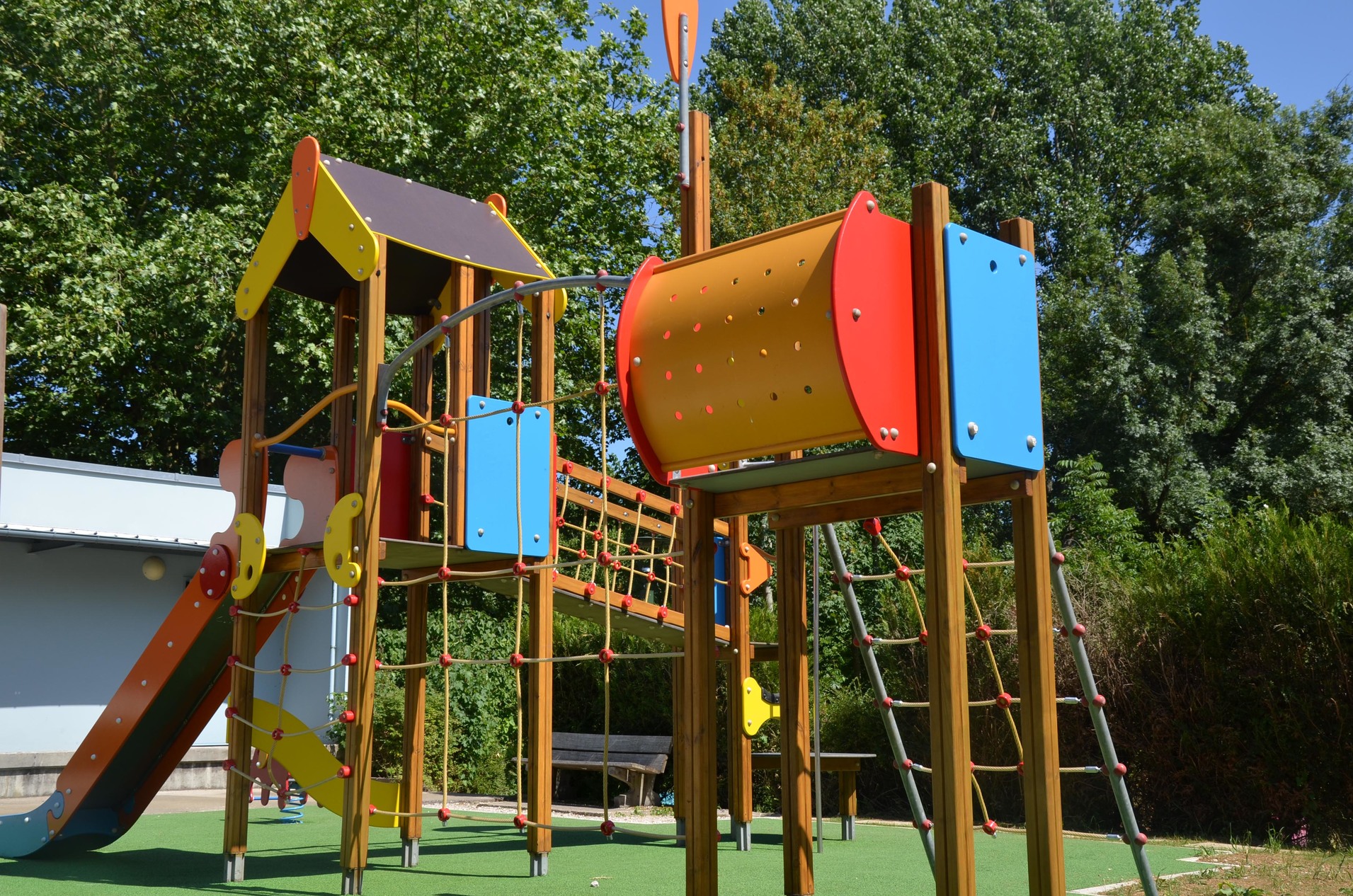 Camping de Besanon in Chalezeule, Burgund-Franche-Comt, Frankreich