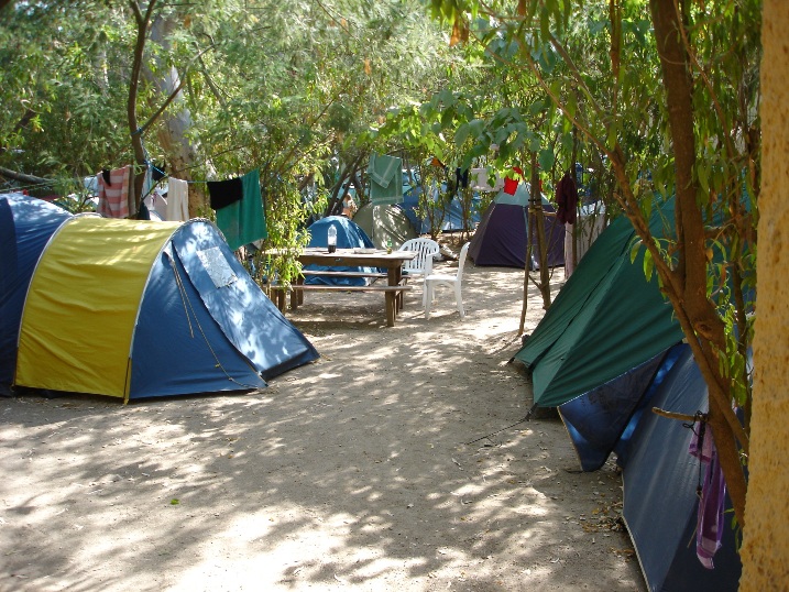 Camping La Clé des Champs in Calvi op Corsica staanplaats