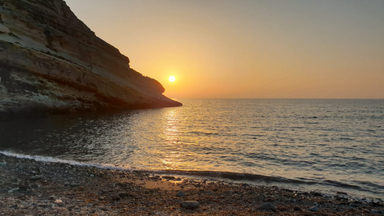 Camping U sole Marinu Corsica strand avond 768x432
