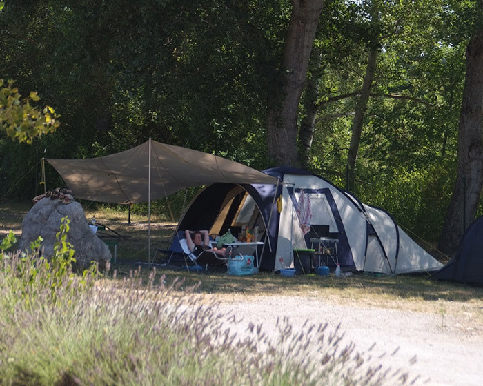 Camping Le Lac Bleu Drome staanplaats