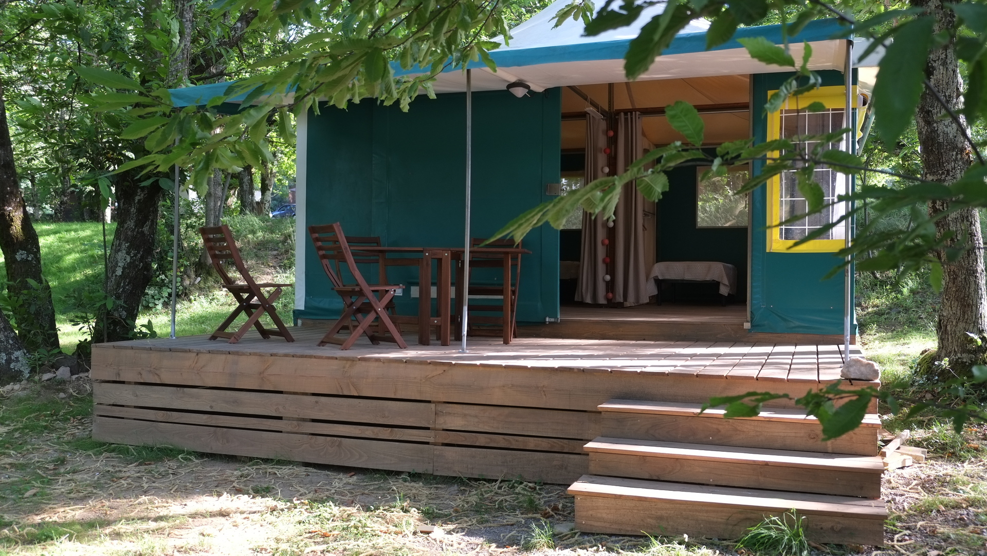 Campingplatz La Châtaigneraie in Gravières photo 2