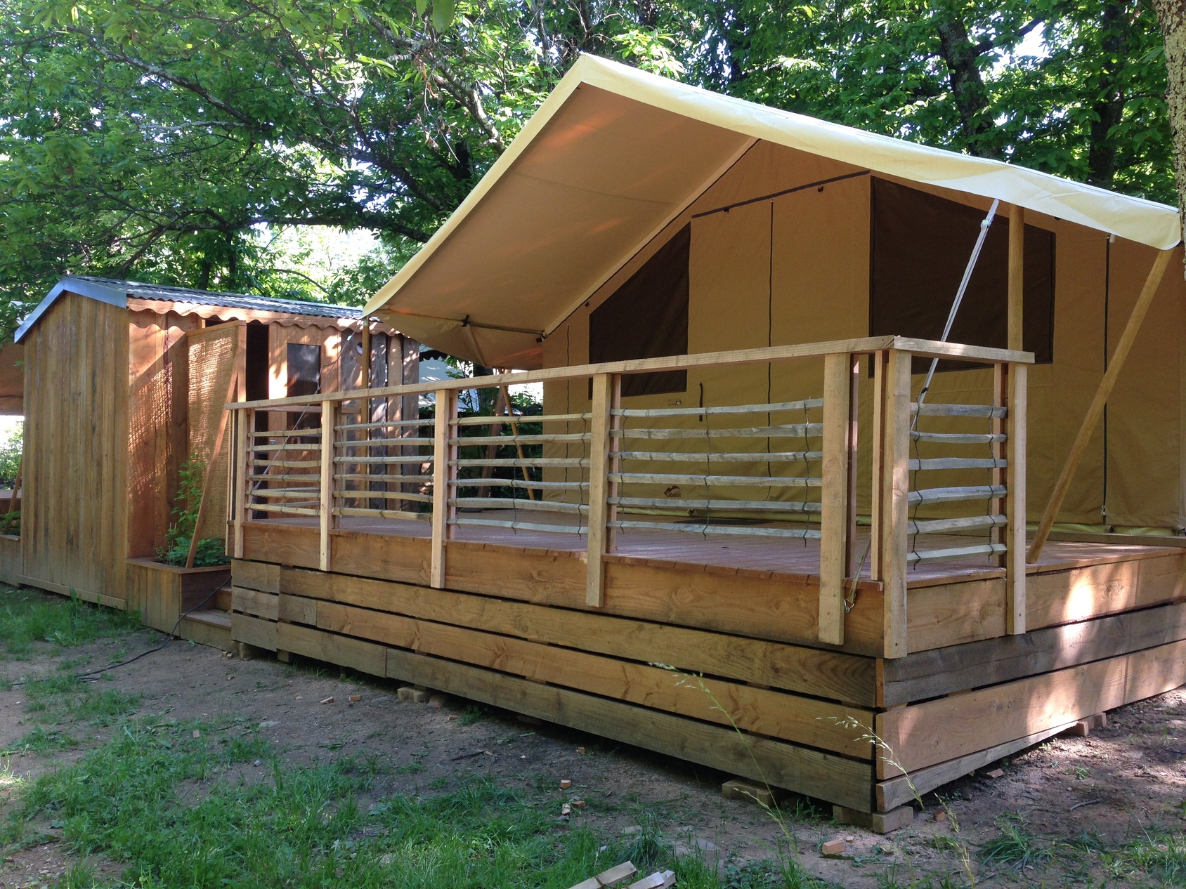 Campingplatz La Châtaigneraie in Gravières photo 5