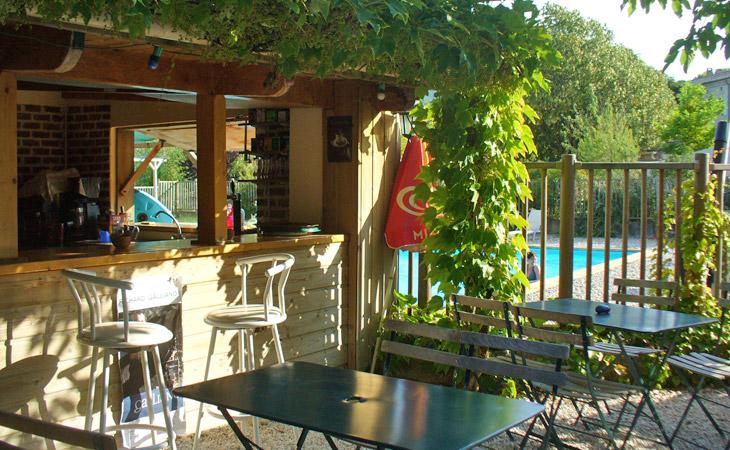 Camping Le Matin Calme Drome restaurant