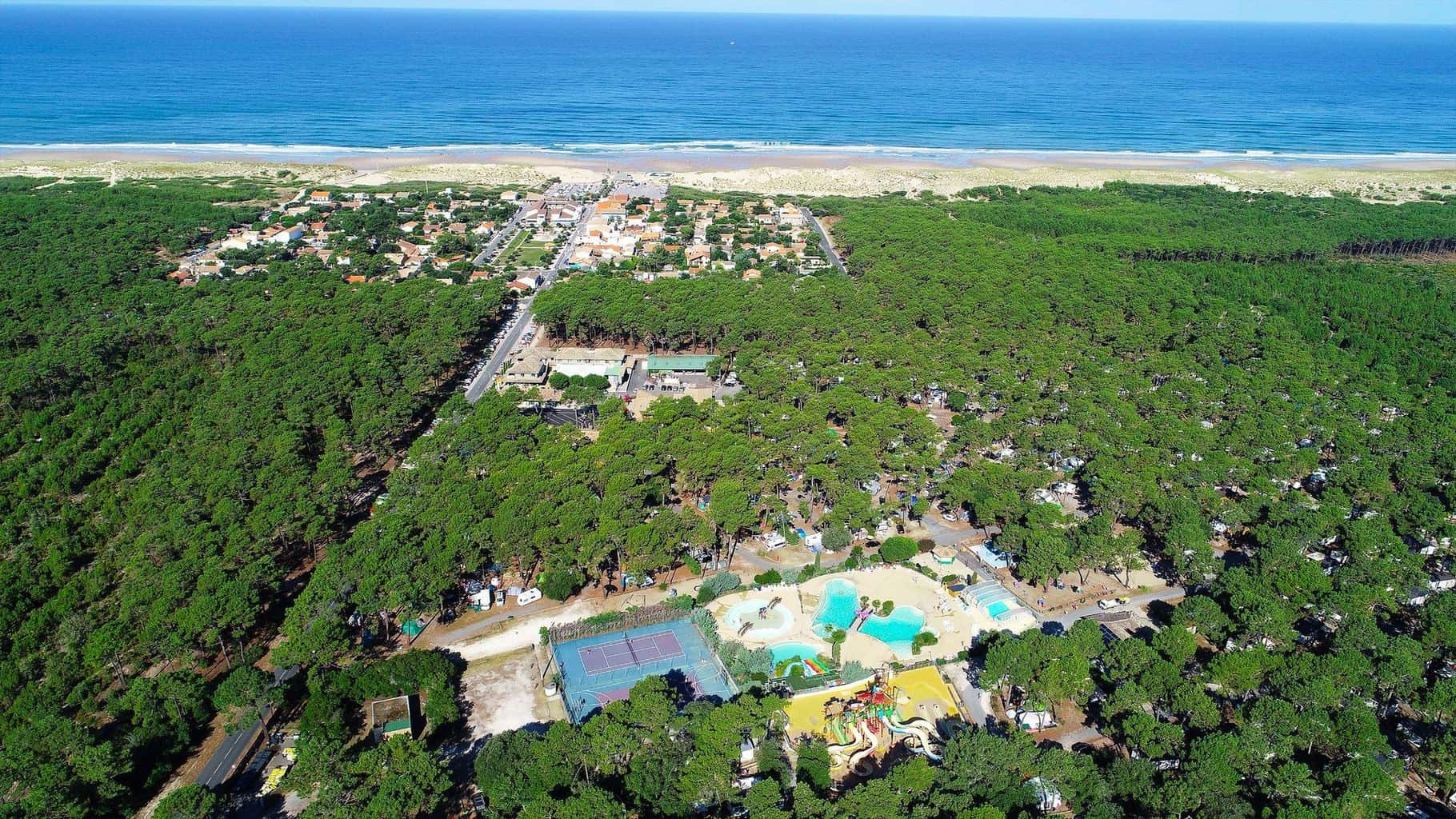 Campingplatz La Cte D'Argent in Hourtin-plage, Nouvelle-Aquitaine,  Frankreich
