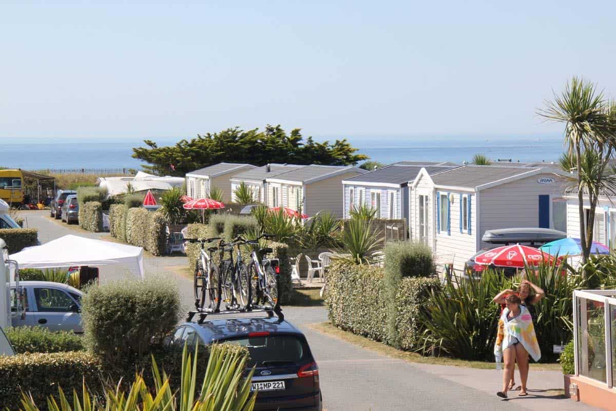 Camping Le Grand Large in Les Pieux, Normandie, Frankreich photo 5